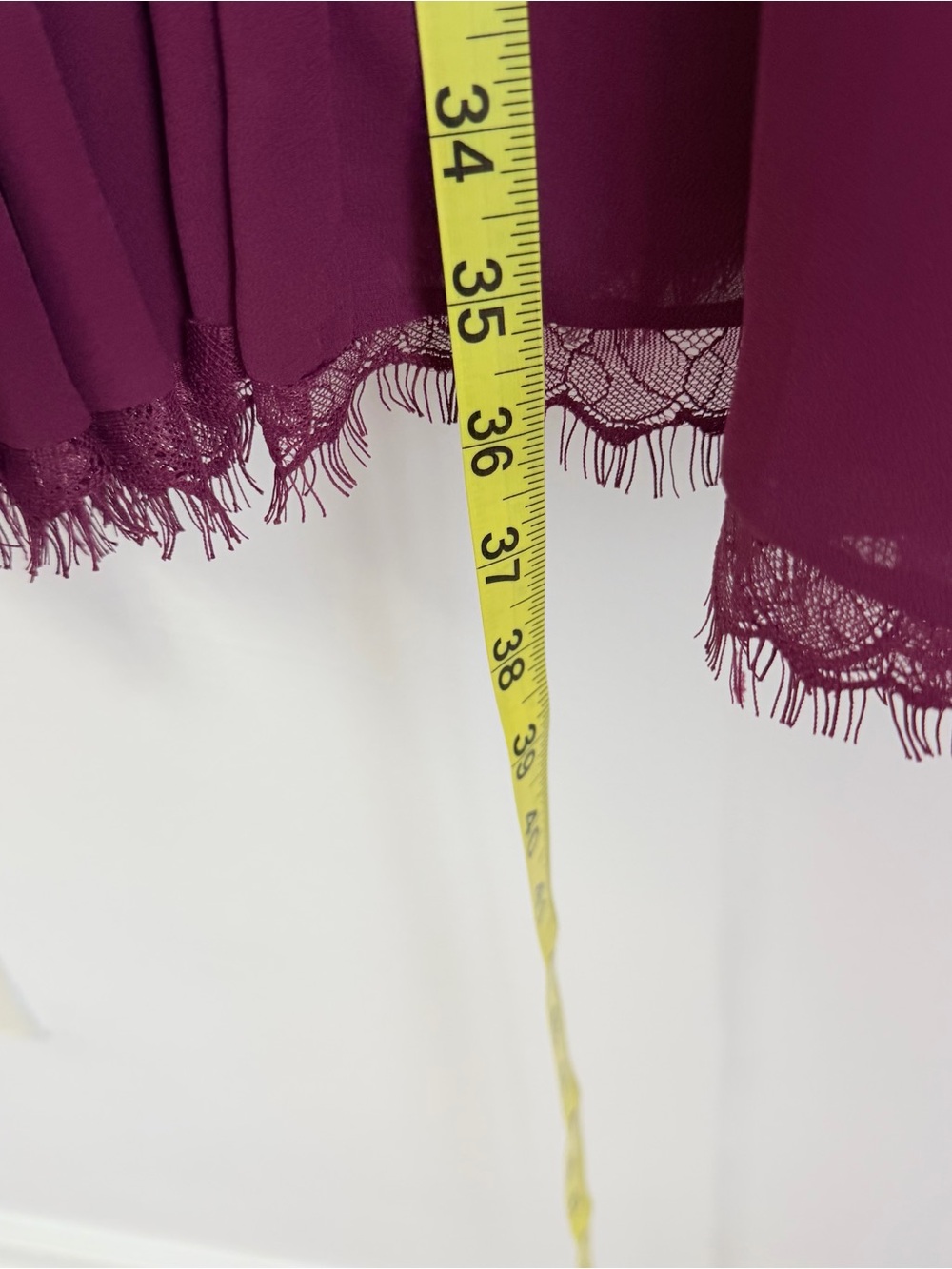 Dress the Population Corey Dress Dark Magenta Purple Midi Fit & Flare Size XL - Picture 11 of 15